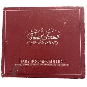 83 VINTAGE Trivial Pursuit® Baby Boomer Edition Card Expansion for Genus Edition